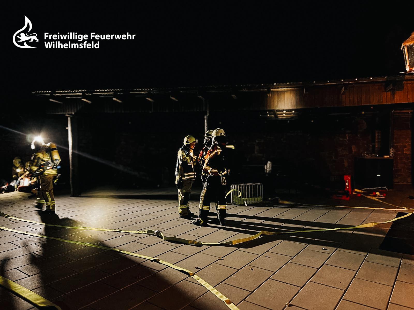 Gemeinsame Übung mit der Feuerwehr Altenbach