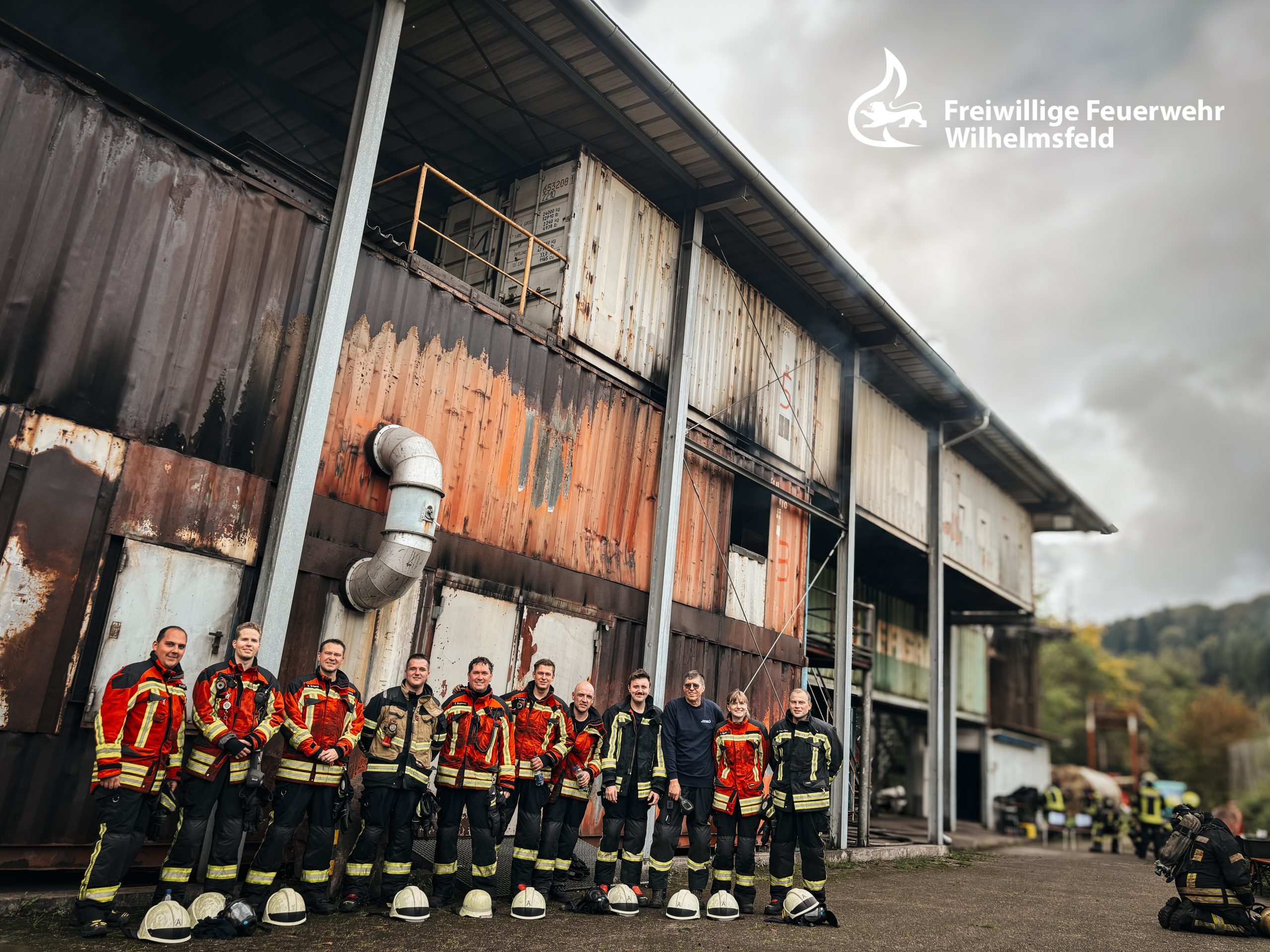 Heißausbildung im Brandcontainer in Altensteig – Training am Limit